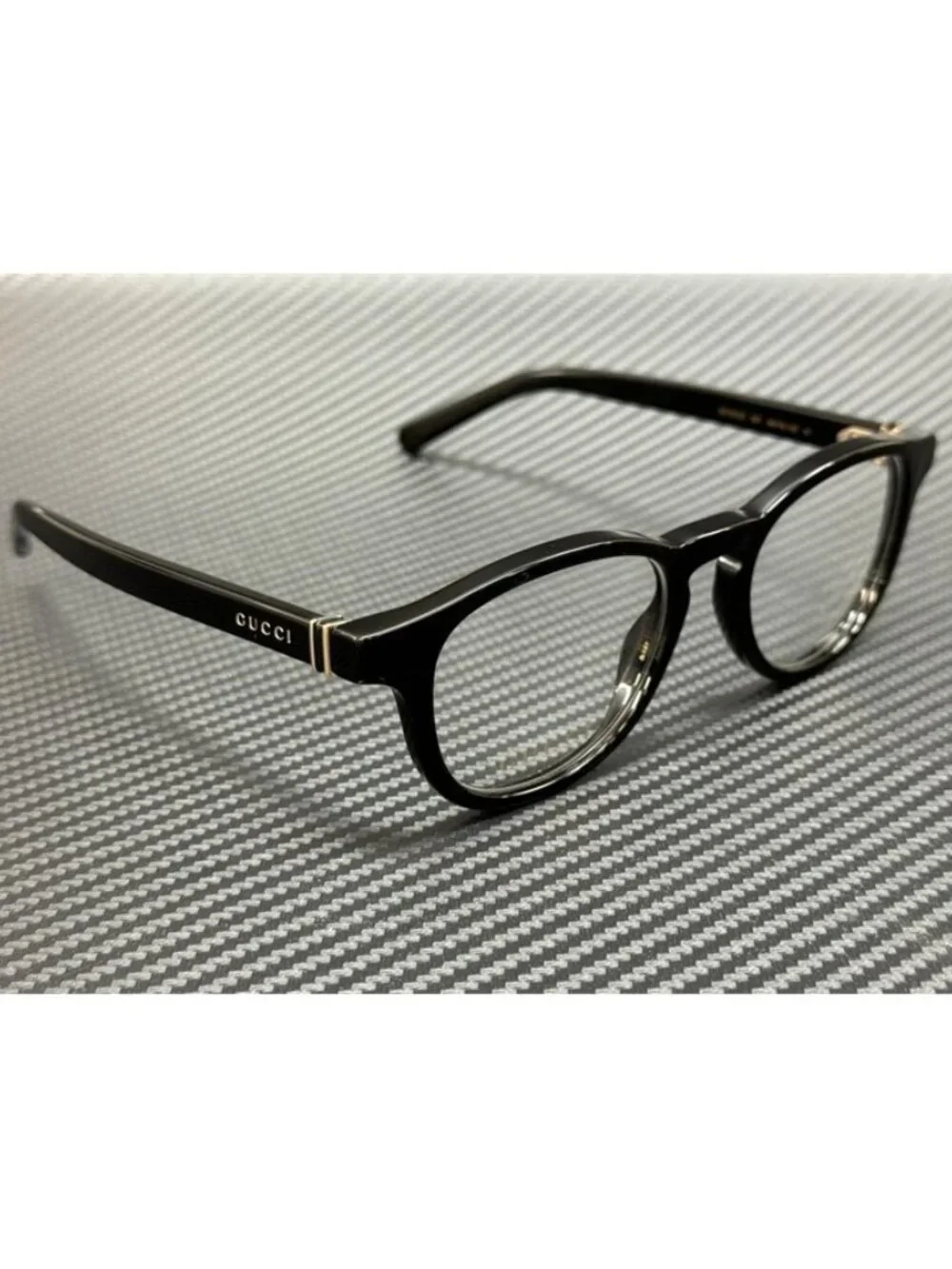 New Gucci Men Black Eyeglasses 49-19-145